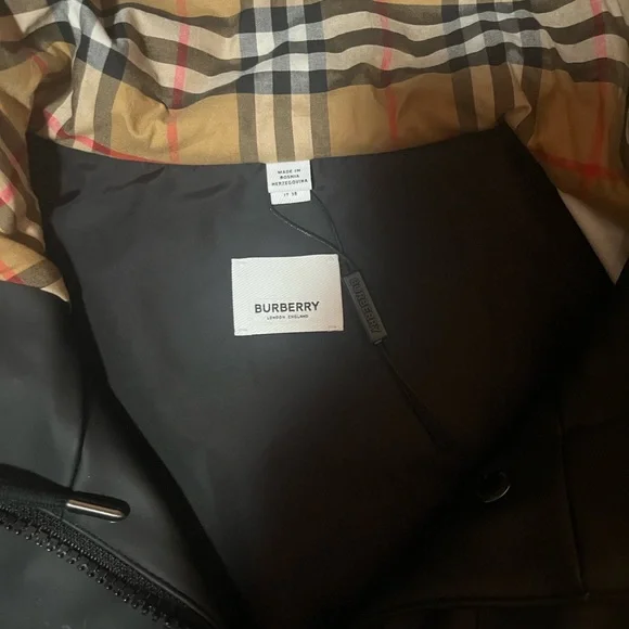 Burberry London Hartlebury Rubberized Coated Rain US 6 - Picture 3 of 11